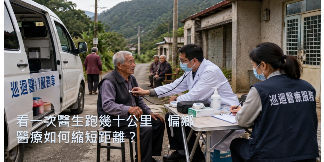 看一次醫生跑幾十公里　偏鄉醫療如何縮短距離？